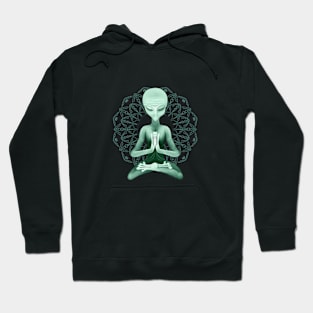 Namaste Alien Style Hoodie